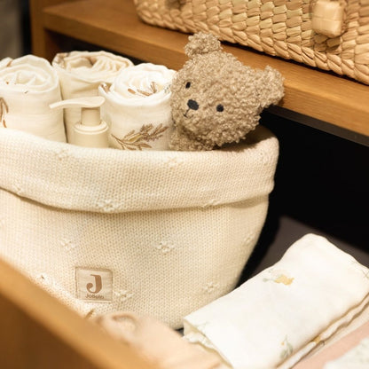 Set 3 museline din bumbac tip batistă, Lovely Birds, Jollein, 31x31 cm, OEKO-TEX