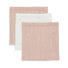 Set 3 museline din bumbac tip batistă, Twinkling Roz, Jollein, 31x31 cm, OEKO-TEX