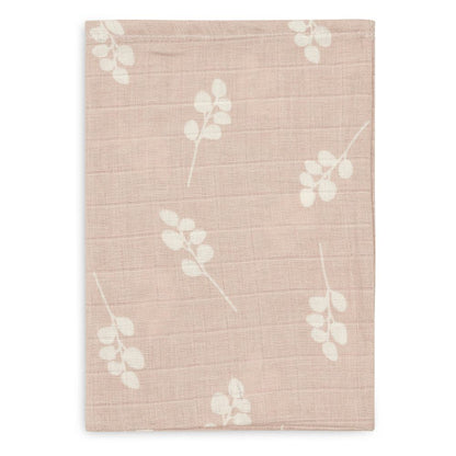 Set 3 museline din bumbac tip batistă de baie, Twig, Wild Rose, Jollein, 20x15 cm