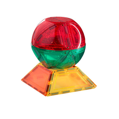 Set construcție cu plăci magnetice, Dome Pack, Learn & Grow, 18 piese, 3 ani+