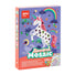 Set creativ cu 4 carduri, Unicorni, Mozaic 276 diamante, APLI, 4 ani+