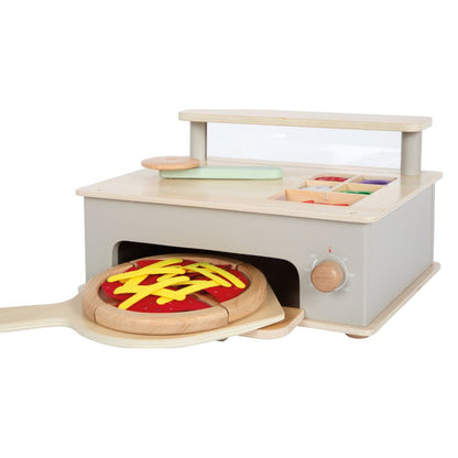 Set de Pizzerie din Lemn pentru Copii, Joc de rol educativ, Small Foot, 3 ani+