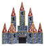 Set magnetic, Piese Toppers Castel Pack, Learn & Grow, 40 piese, 3 ani+
