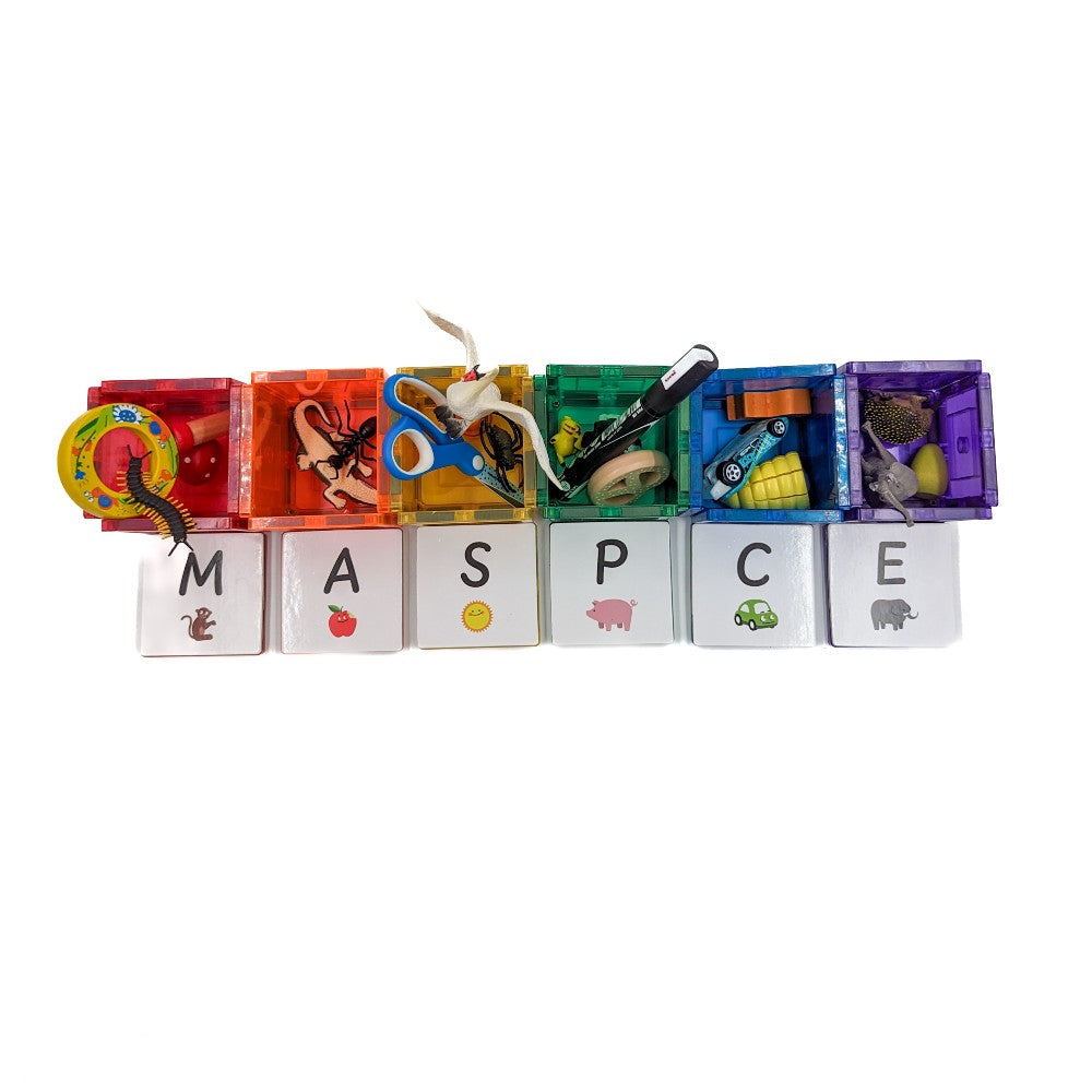 Set magnetic, Piese Toppers Alfabet Upper Case Pack, Learn & Grow, 40 piese, 3 ani+