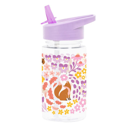 Sticlă de apă copii, Flower garden, A Little Lovely Company, 450 ml, 6 luni+