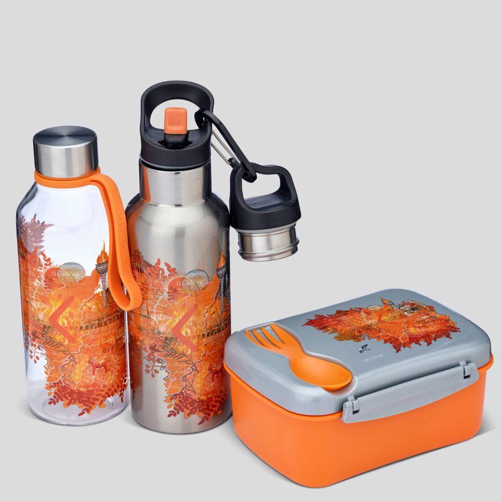 Sticlă apă inox, 0.5L, TEMPflask 0.5L,Carl Oscar, Portocaliu