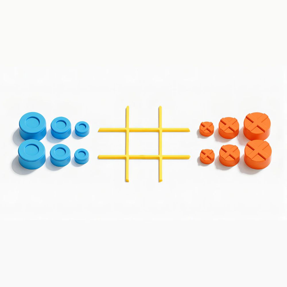 joc logic copii tic tac toe