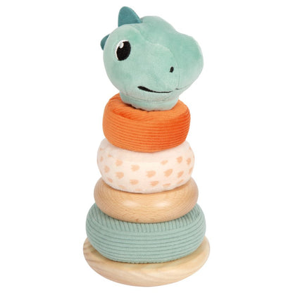 Turn de stivuire din lemn, Small Foot, Dino, 12 luni+