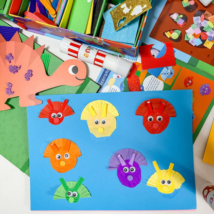 Set Creativ, Kit craft Colaj Dinozauri, My Creative Box, 3 ani+