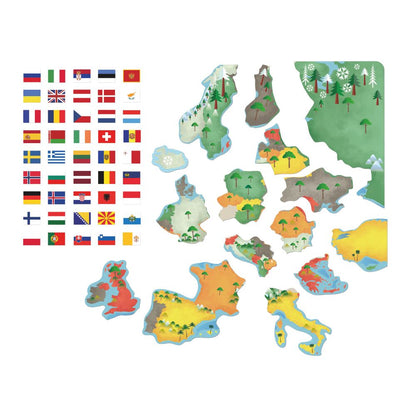Steagurile Europei într-un joc educativ pentru copii