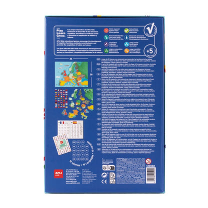 Joc magnetic pentru copii cu steagurile Europei