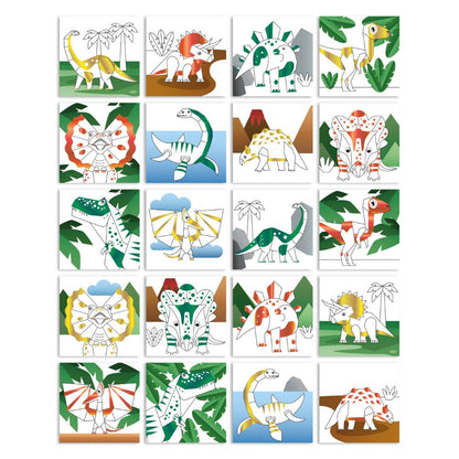 Desene cu dinozauri de colorat pentru copii