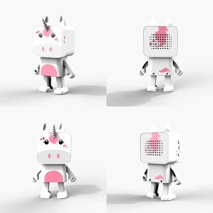 Boxă Bluetooth portabilă copii, Dancing animal-Unicorn, MOB, 9.3cm x 6.6cm x 4.2cm, 3 ani+