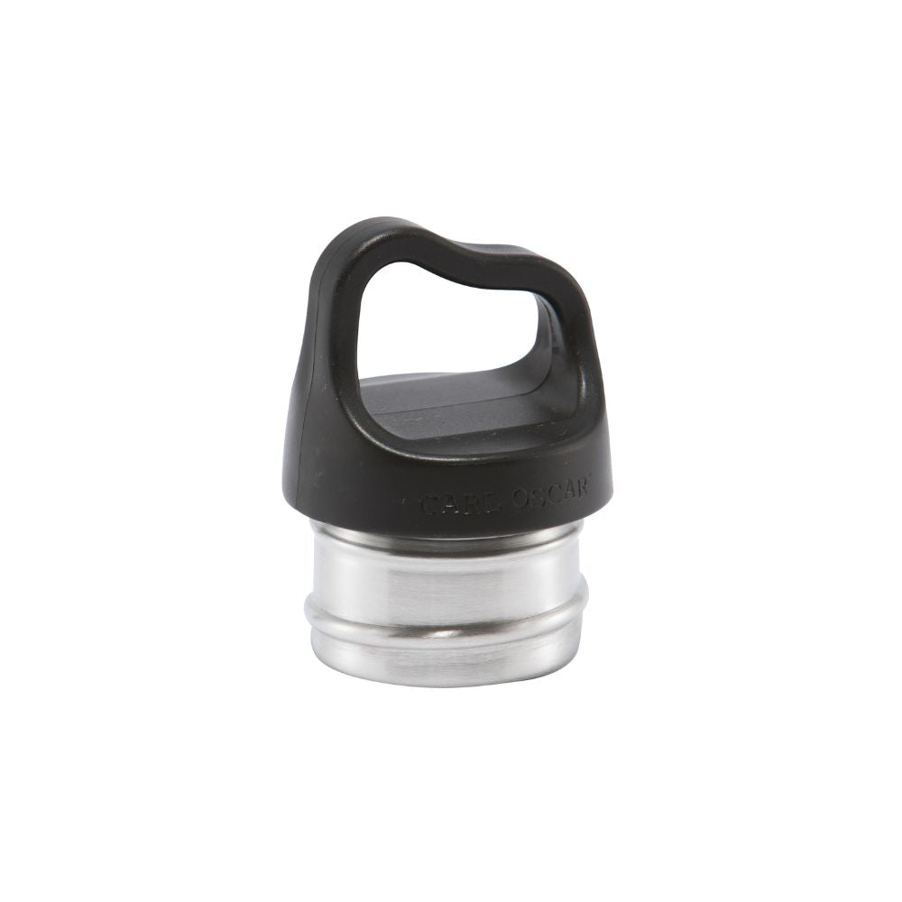 Capac inox termo TEMPflask, Carl Oscar, Negru