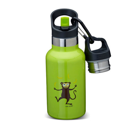 Sticlă apă copii inox, Lime Monkey, 350 ml, Carl Oscar