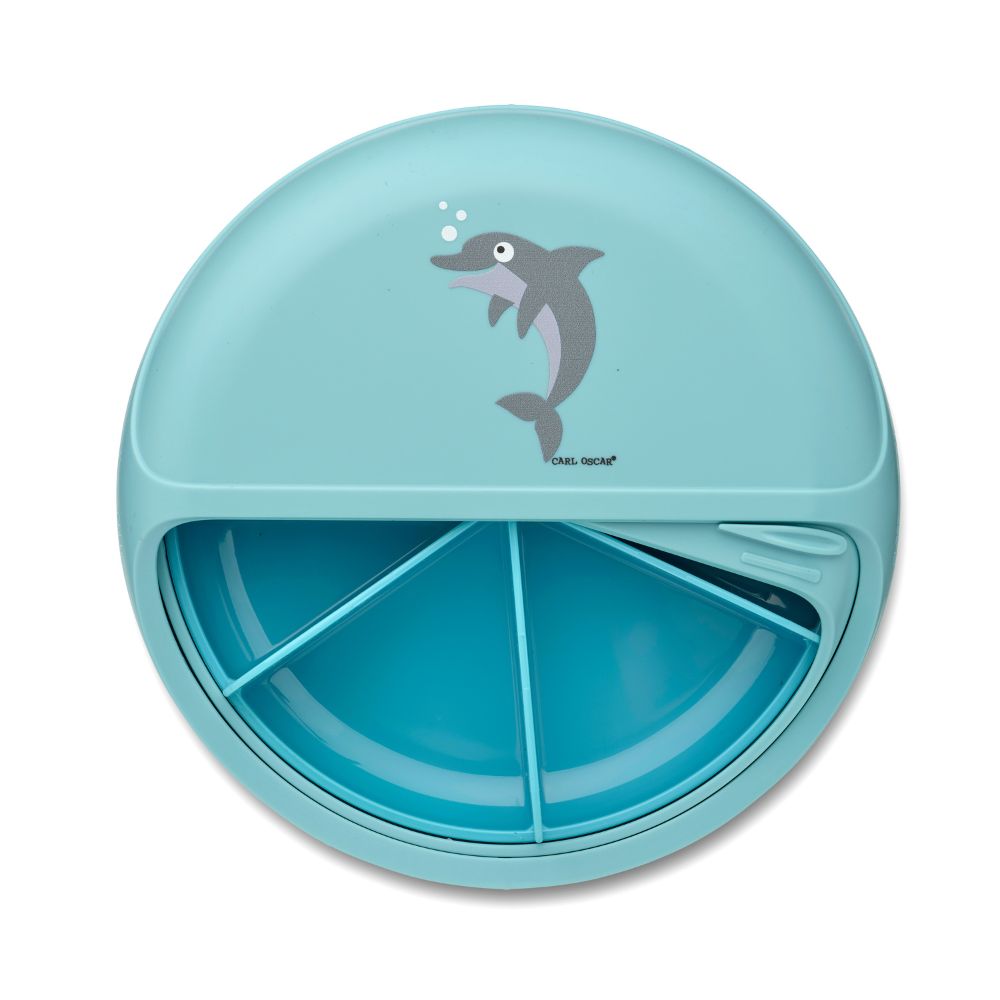 Caserolă compartimentată copii SnackDISC, Delfin, Carl Oscar