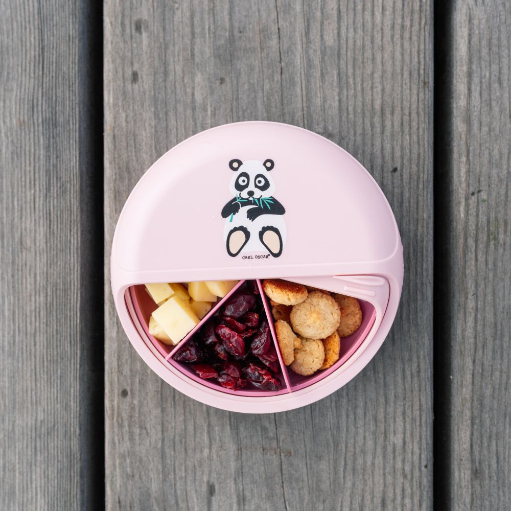 Caserolă compartimentată copii SnackDISC, Panda, Carl Oscar
