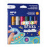 Set 6 Creioane colorate solide de desen și pictură, Metalice, Color Sticks, APLI,3 ani+