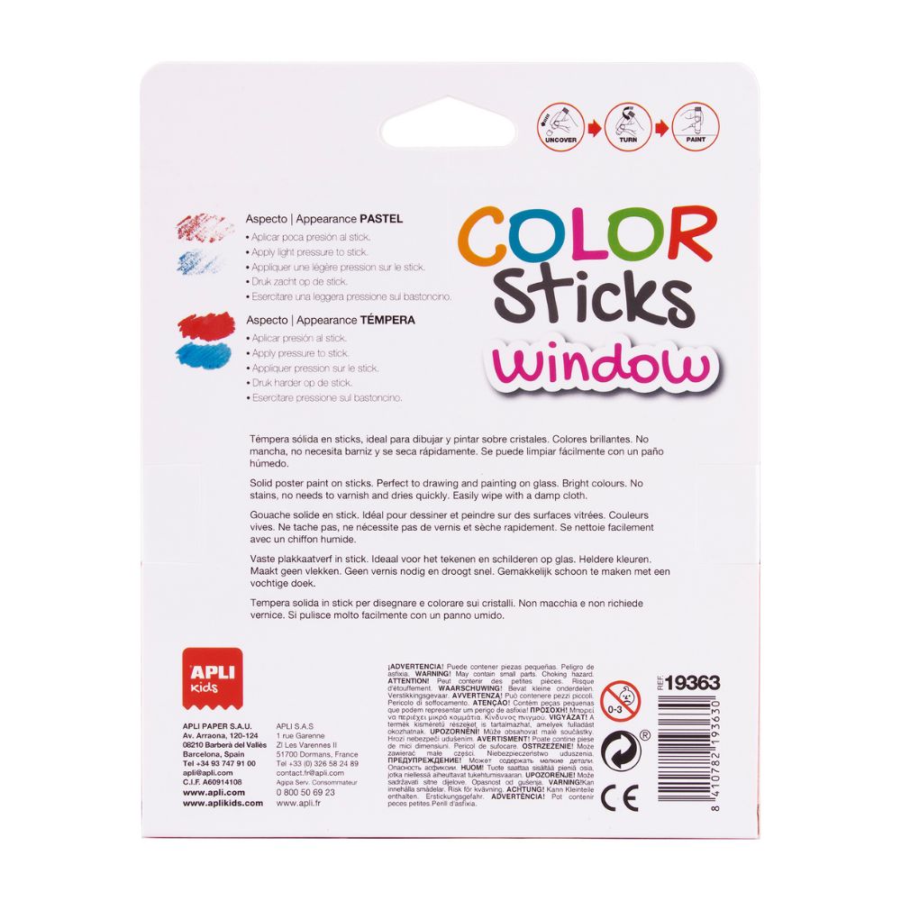color sticks window decoruri craciun geam copii sarbatori