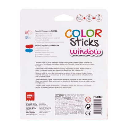 color sticks window decoruri craciun geam copii sarbatori