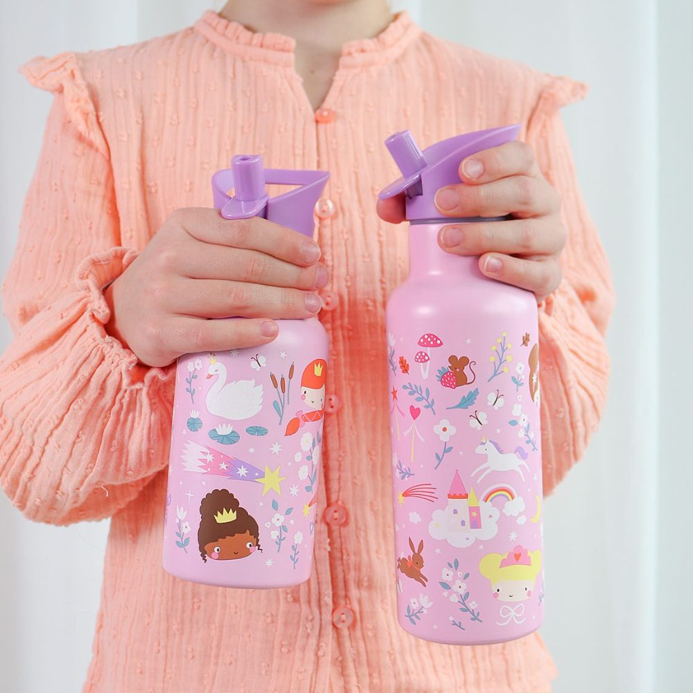 comparatie sticla inox 350ml vs 500ml copii scoala printese