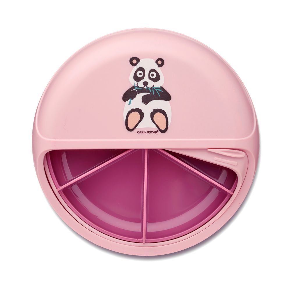 Caserolă compartimentată copii SnackDISC, Panda, Carl Oscar