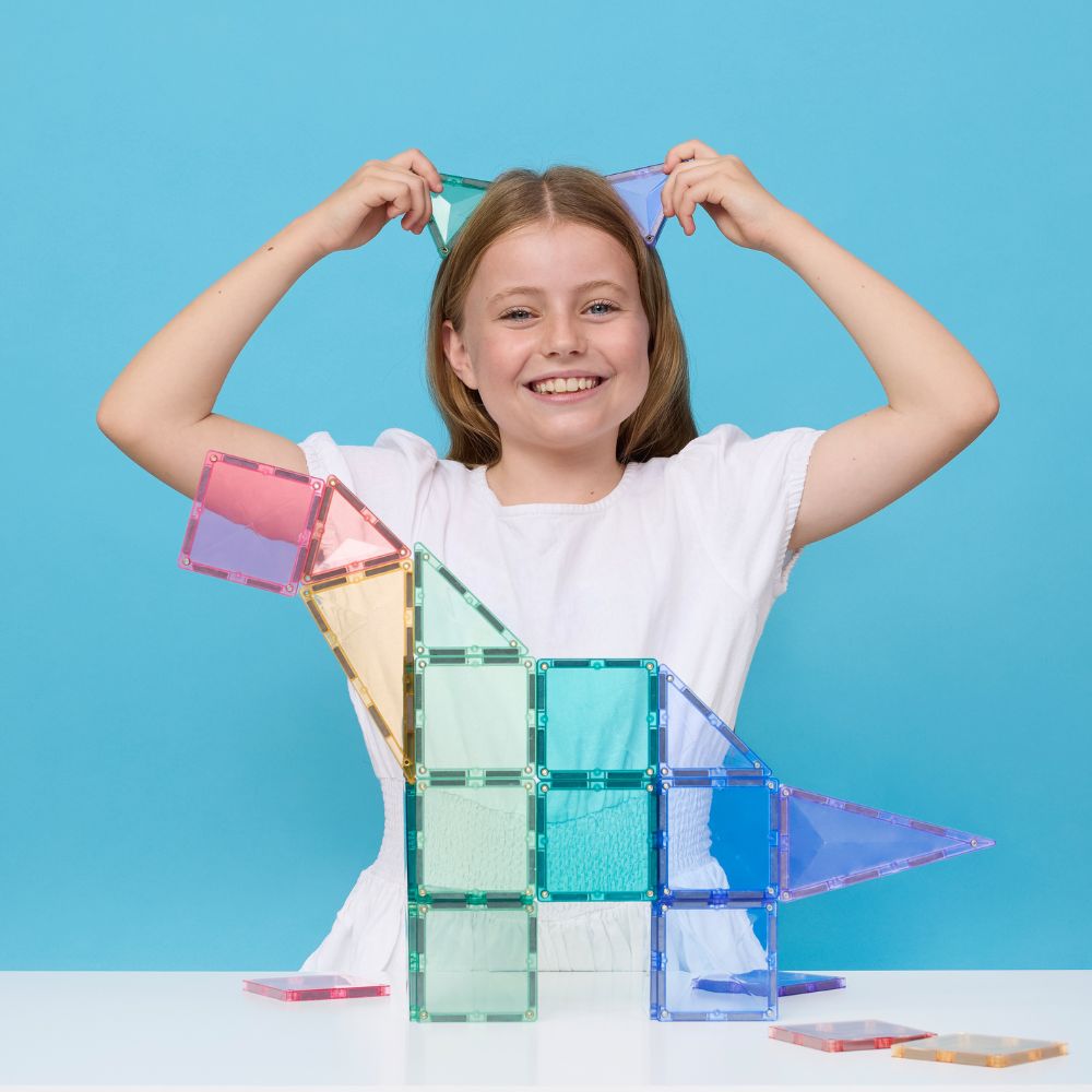 Plăci magnetice copii pentru primele construcții 3D