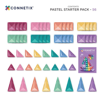 Cele 56 de forme incluse în Pastel Starter Pack