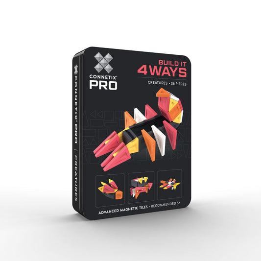 Set magnetic Connetix PRO Creatures cu 36 de piese