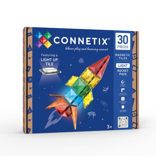 CONNETIX Tiles Light Rocket Pack cu 30 de piese