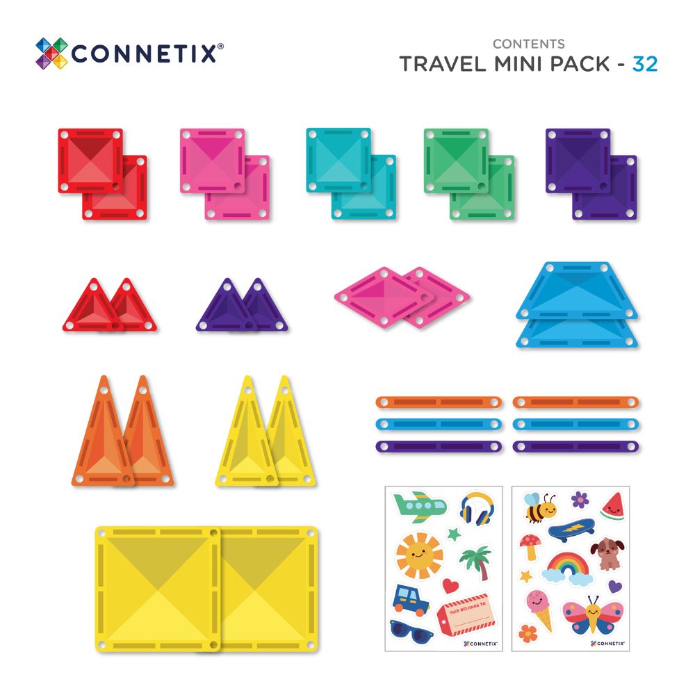 continut pachet connetix travel mini pack