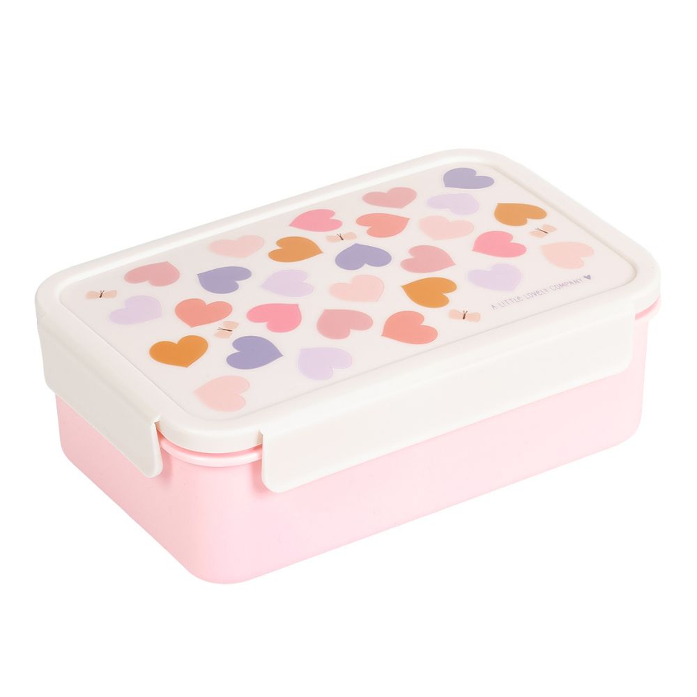 Gama Hearts A Little Lovely Company cu lunch box, termos,ghiozdan și sticlă de apă