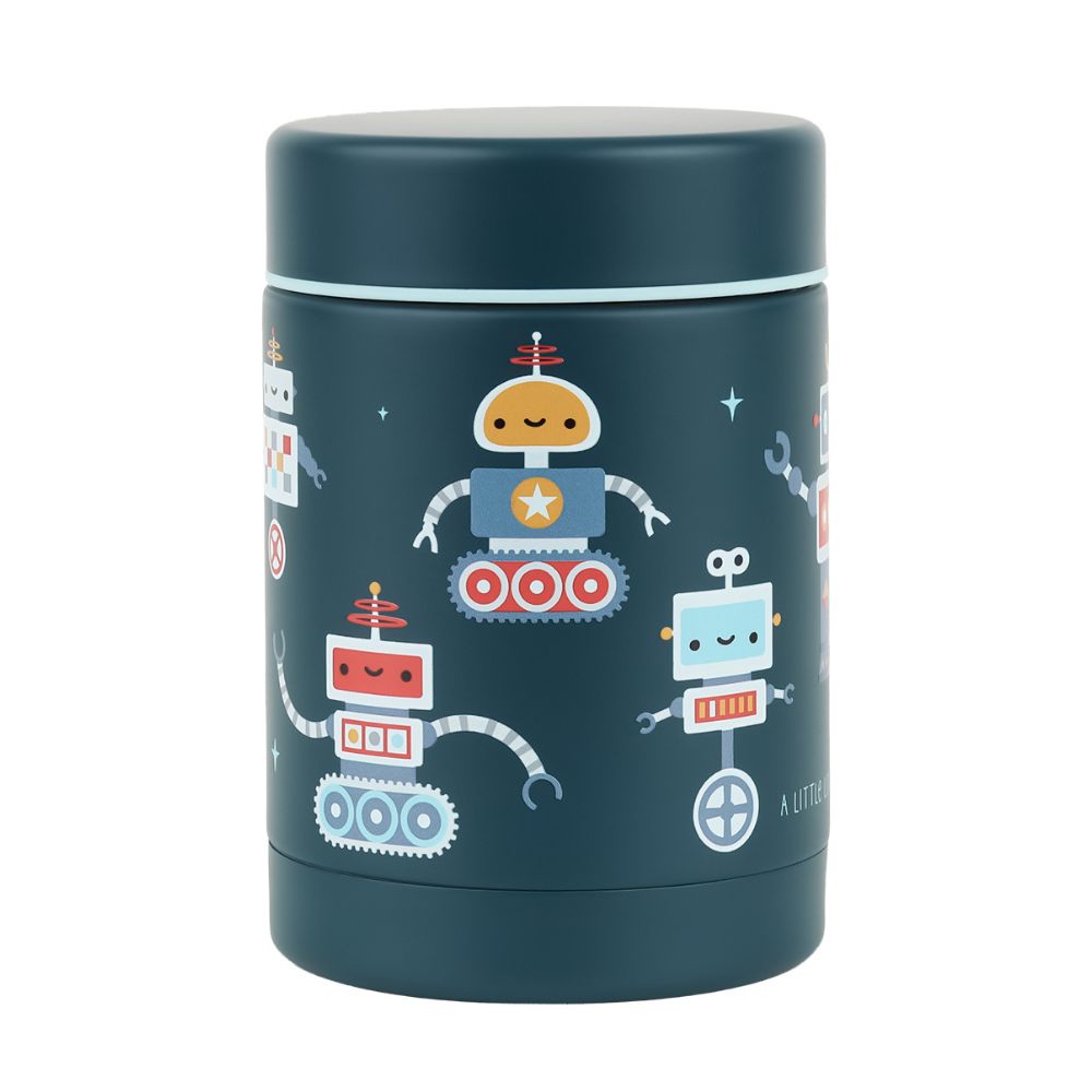set pranz scoala roboti cutie termica bento sticla inox elpi