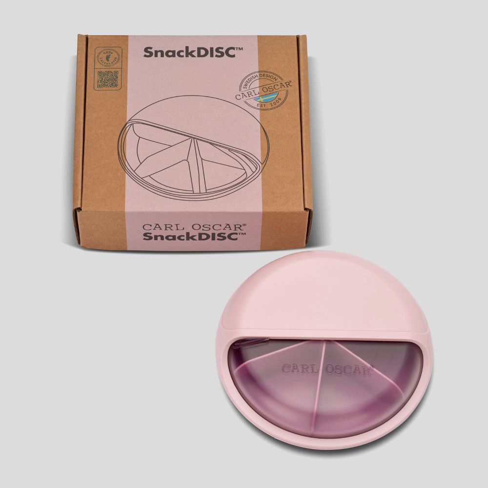 Detaliu al mecanismului rotativ SnackDISC roz