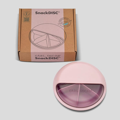 Detaliu al mecanismului rotativ SnackDISC roz