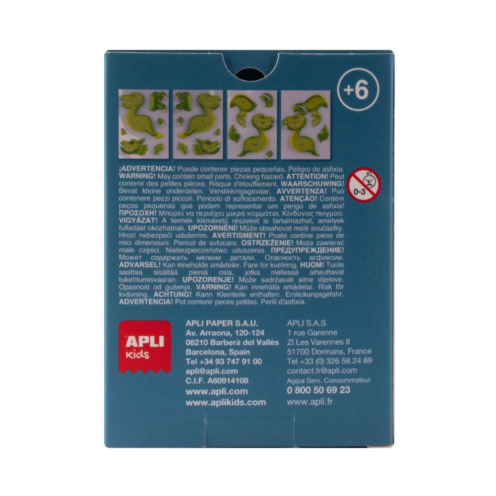 Ambalaj puzzle 3D APLI Dragon verde