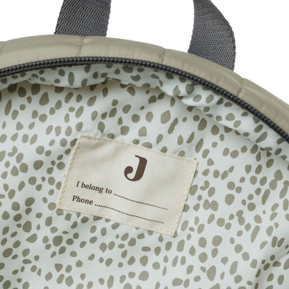 Ghiozdan copii cu 2 compartimente, Olive Green, Jollein, 3-8 ani, 24 x 29