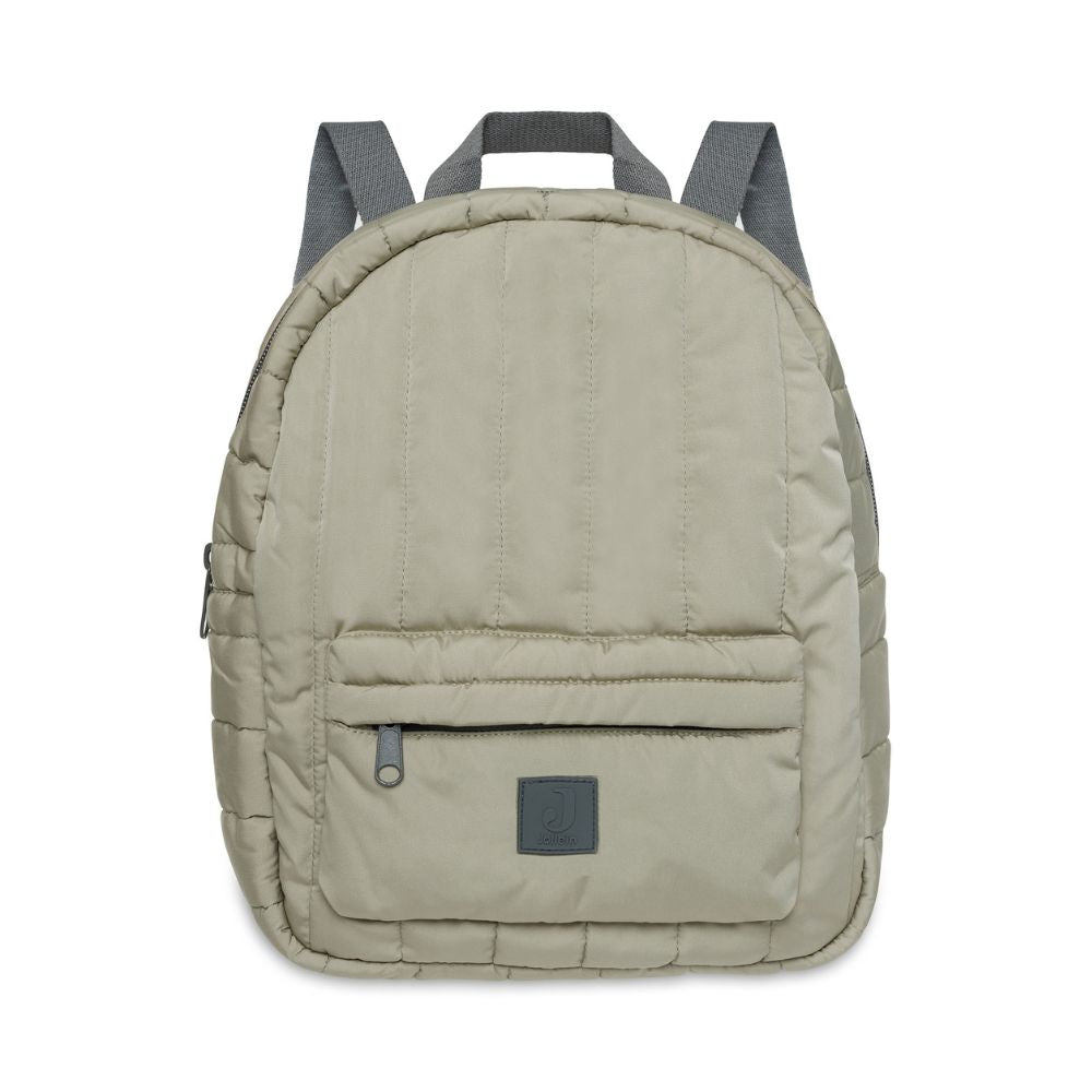 Ghiozdan copii cu 2 compartimente, Olive Green, Jollein, 3-8 ani, 24 x 29