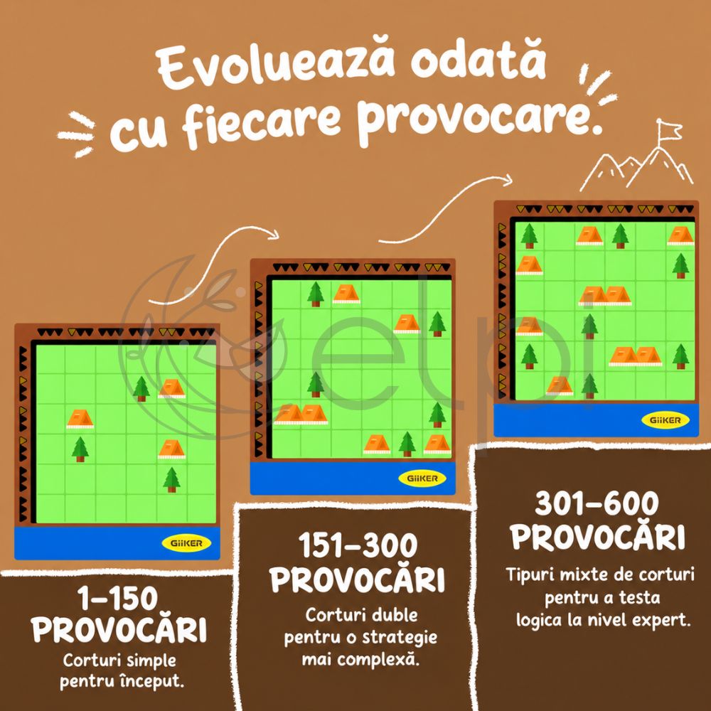 3 praguri de dificultate in 600 provocari Camp Guru Giiker