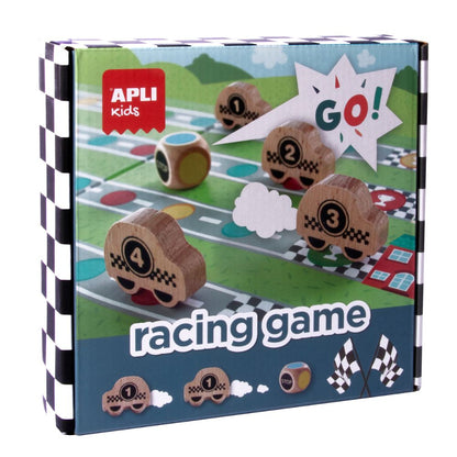 Joc de Cursă cu pioni în formă de mașinuțe, Racing Game, APLI, 3+ ani