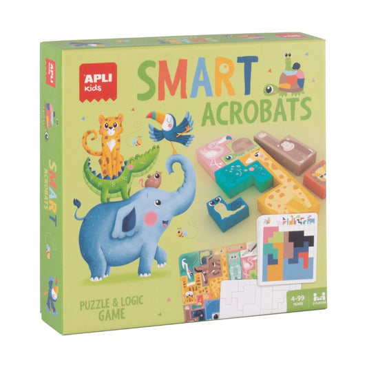Joc logic APLI Smart Acrobats cu piese din lemn