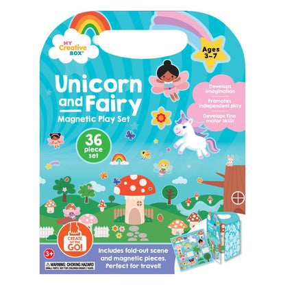 Joc magnetic copii cu unicorni și zâne My Creative Box