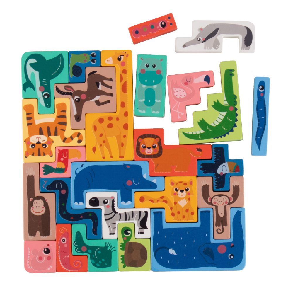 Joc puzzle de echilibru pentru copii