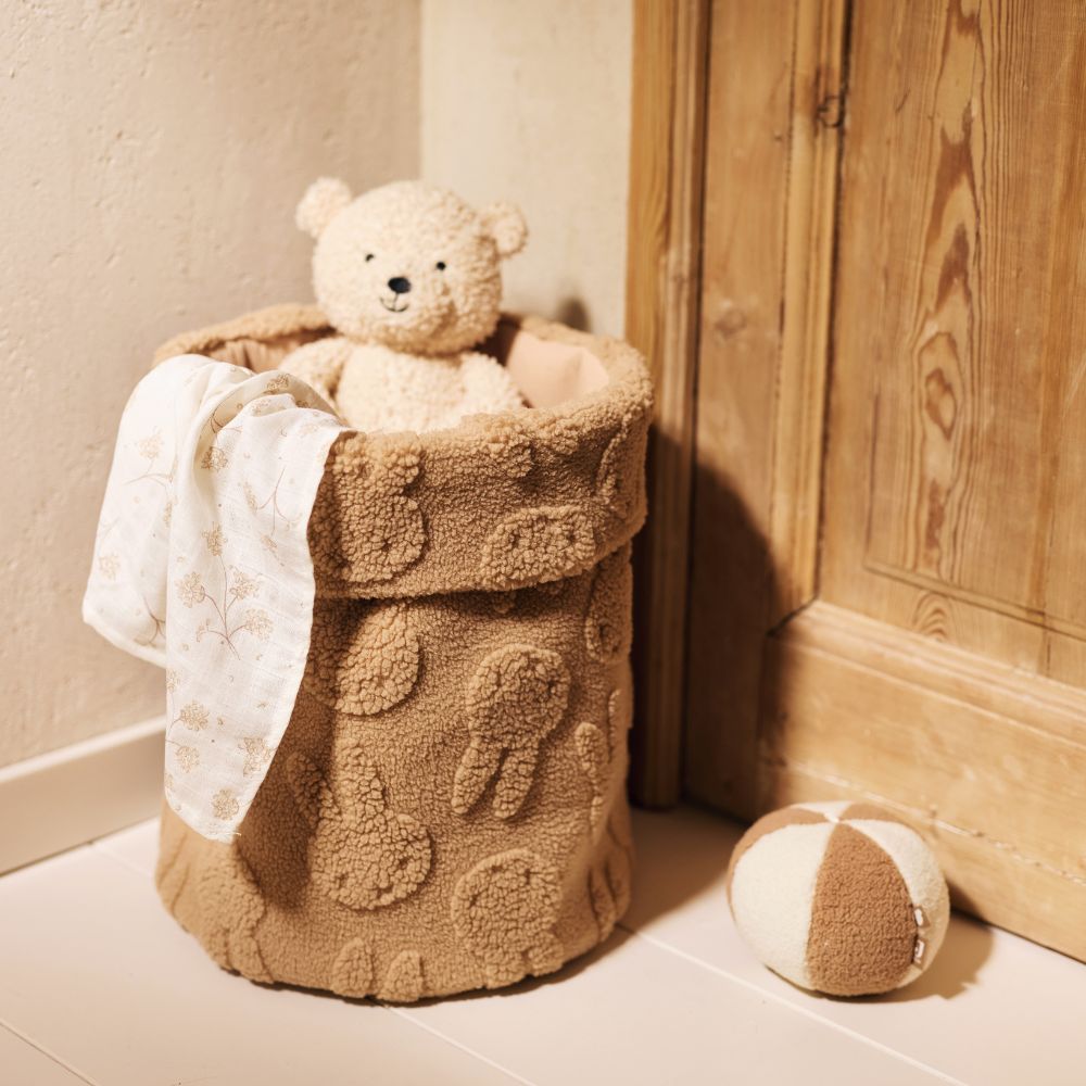 Jucărie de pluș, Ursulețul Teddy, Jollein, Ivoire, 25 cm, 0 luni+