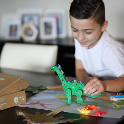 Set Creativ Dinozauri, 3 Activități STEAM, My Creative Box, 4 ani+