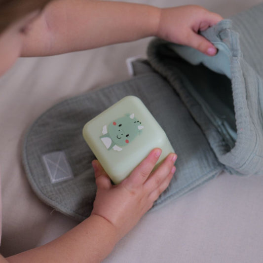 Lampă de veghe portabila copii, Cube B™, Dragonul Drake, Cloud B