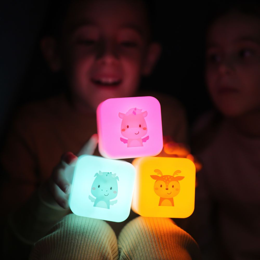 Lampă de veghe portabila copii, Cube B™, Dragonul Drake, Cloud B