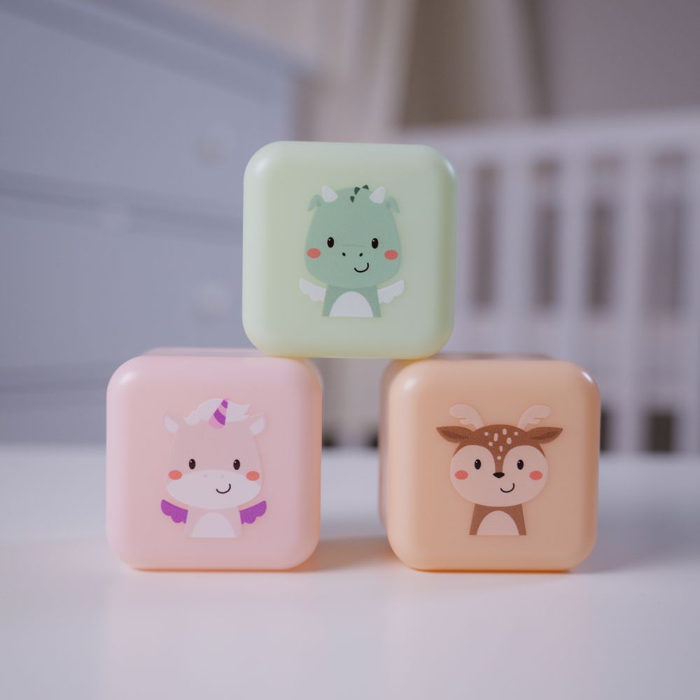 Lampă de veghe portabila copii, Cube B™, Unicornul Lily, Cloud B