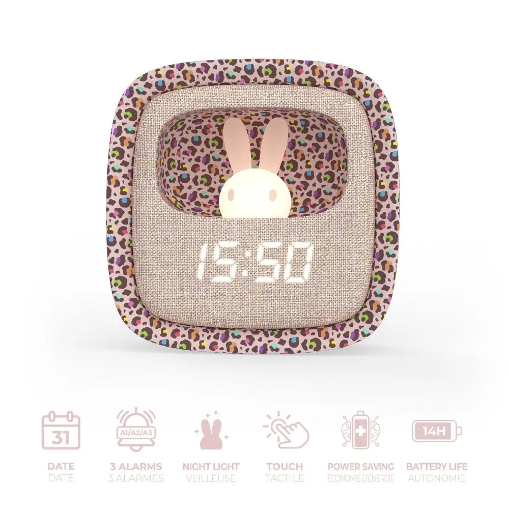 lumină de veghe în formă de iepuraș Billy Clock