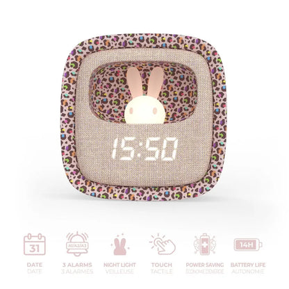 lumină de veghe în formă de iepuraș Billy Clock